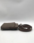Baggallini Pale Brown Nylon Slim Crossbody Bag