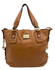 Michael Kors Brown Leather Big Valley North South Tote