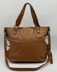 Michael Kors Brown Leather Big Valley North South Tote