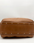 Michael Kors Brown Leather Big Valley North South Tote