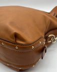 Michael Kors Brown Leather Big Valley North South Tote