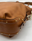 Michael Kors Brown Leather Big Valley North South Tote