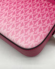 Michael Kors Dragon Fruit Ombre Leather Jet Set Logo Crossbody Bag