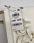 I.N.C. International Concepts Vanilla Ajae Flap Floral Crossbody Bag