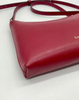 Kate Spade Red Saffiano Leather Sadie Crossbody Bag