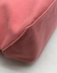 Coach Bordeaux Striped Pink Canvas Tote Bag 47391