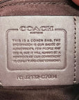 Coach Brown & Purple Signature Jacquard Dempsey Bucket Bag 19 C7084