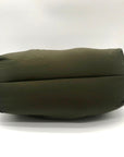 Themoiré Bios Chain Link Forest Green Re-Nylon Crossbody Clutch