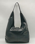 Steve Madden Black Leather Shoulder Bag