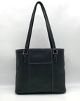 Dooney & Bourke Black Pebbled Grain Leather Lexington Tote Bag