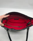 Dooney & Bourke Black Pebbled Grain Leather Lexington Tote Bag