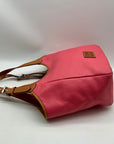 Dooney & Bourke Pink Pebbled Grain Leather Patterson Penelope Shoulder Bag