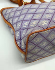 Dooney & Bourke Lavendar Monogram Canvas Tote Bag