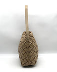Like Dreams Beige Woven Faux Leather Hazel Tote Bag