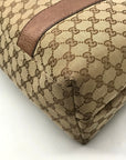 Gucci GG Khaki Signature Canvas Libeccio Tote Bag