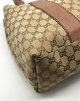 Gucci GG Khaki Signature Canvas Libeccio Tote Bag