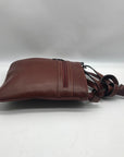 Stauer Brown Italian Leather Crossbody Bag