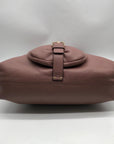 Michael Kors Mauve Pebbled Leather Austin Hobo Bag