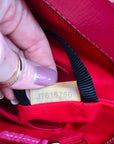 Dooney & Bourke Pink Embossed Leather Retro Grafica Tote Bag