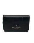 Kate Spade Black Leather Staci Business Card Holder Wallet