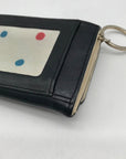 Kate Spade Black Leather Staci Business Card Holder Wallet