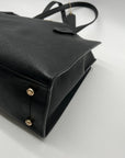 Coach Black Pebbled Leather Charlie Carryall Bag 25137
