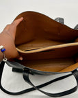 Coach Black Pebbled Leather Charlie Carryall Bag 25137