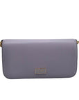 Kate Spade Lavender Saffiano Leather Flap Chain Crossbody Bag