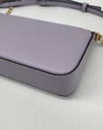 Kate Spade Lavender Saffiano Leather Flap Chain Crossbody Bag