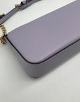 Kate Spade Lavender Saffiano Leather Flap Chain Crossbody Bag