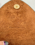 Leatherock Embellished Cross Brown Leather Crossbody