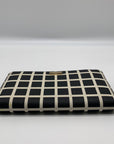 Kate Spade Black & White Saffiano Leather Neda Laurel Way Wallet