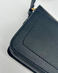 Fossil Zoey Black Leather Crossbody Bag