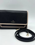 Kate Spade Black Pebbled Leather Crossbody Bag