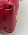 Coach Red Leather Madison Pheobe Shoulder Bag