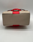 Kate Spade Chelsea Square Bennett Beige Leather Satchel Bag
