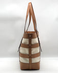 Michael Kors Natural & Acorn Marie Cage Tote