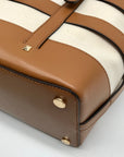 Michael Kors Natural & Acorn Marie Cage Tote