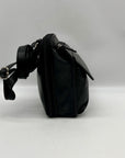 Fossil Black Padded Leather Crossbody Bag