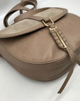 Stella & Dot Mushroom Leather Sloane Crossbody Bag