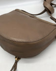 Stella & Dot Mushroom Leather Sloane Crossbody Bag