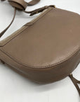 Stella & Dot Mushroom Leather Sloane Crossbody Bag