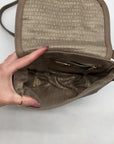 Stella & Dot Mushroom Leather Sloane Crossbody Bag
