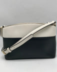 Kate Spade Black & White Leather Grove Street Millie Crossbody Bag