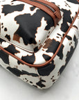 Wrangler Cow Print Faux Leather Backpack