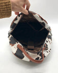 Wrangler Cow Print Faux Leather Backpack