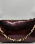 Michael Kors Oxblood Rouge Sombre Leather Shoulder Bag Gift Set