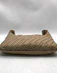 Lodis Tan Woven Leather Solstice Hobo Bag