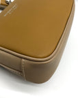 Burberry Beige Leather DK88 Top Handle Crossbody Bag