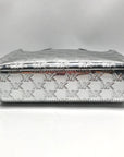 Michael Kors Silver Small East West Gigi Messenger Tote